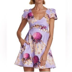 KIKA VARGAS Judith Floral Minidress